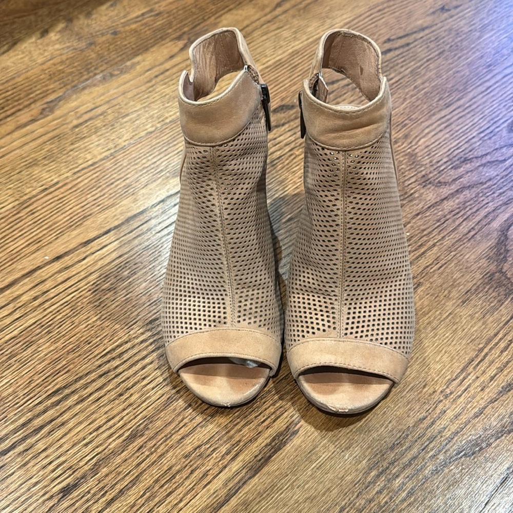 Vince Camuto open toe booties